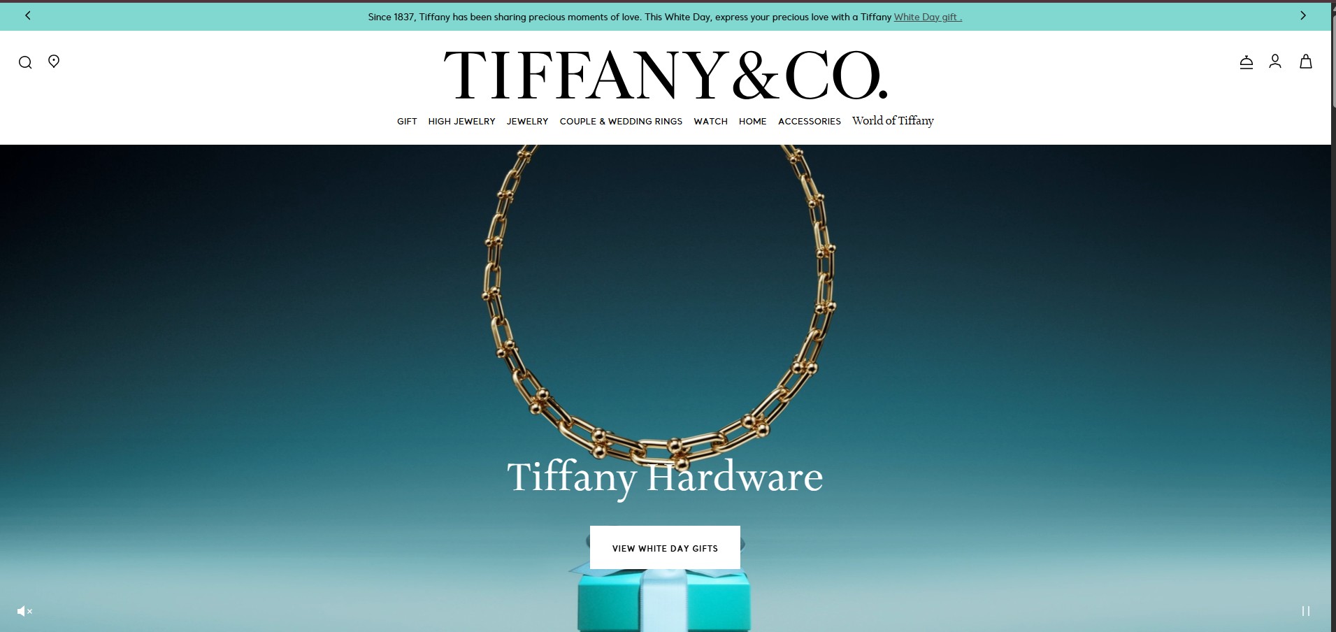 Tiffany & Co Korea Salesforce Website